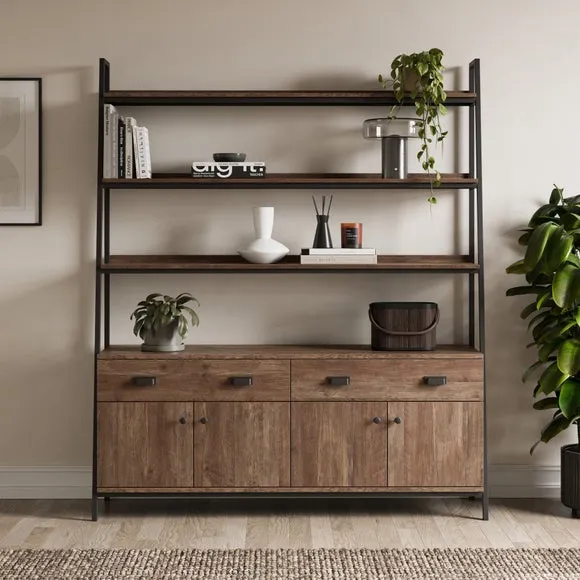 Fulton Wide Ladder Storage Cabinet