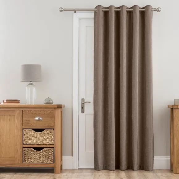 Chenille Thermal Eyelet Door Curtain 2