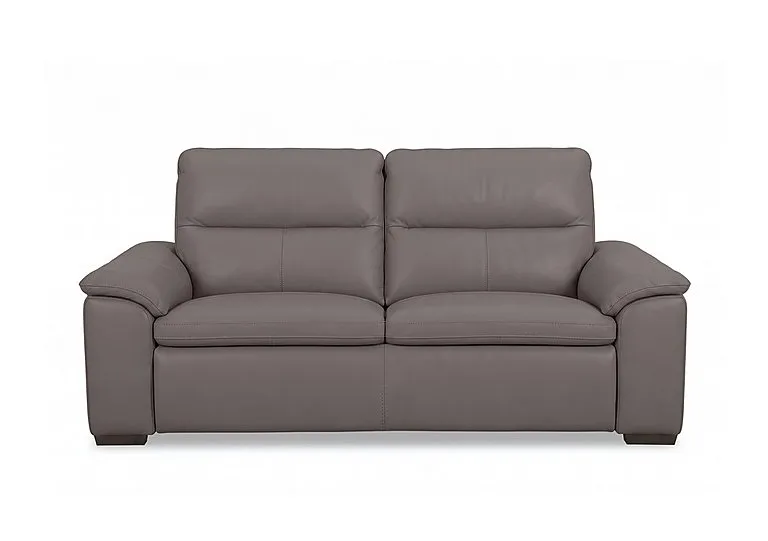 Relax 3 Seater Leather Sofa - Elephant - Sofas and Armchairs - In Time for Christmas