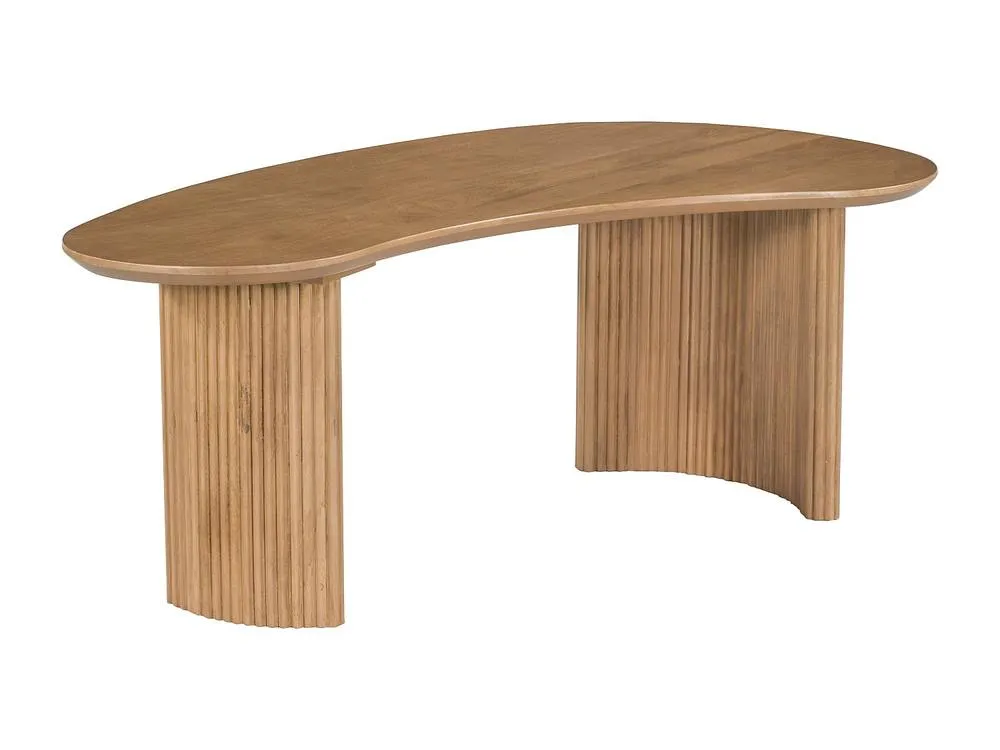 Vente-unique Mango Wood Coffee Table - Light Natural- TAMENIA By Maison Céphy in Light Oak 5
