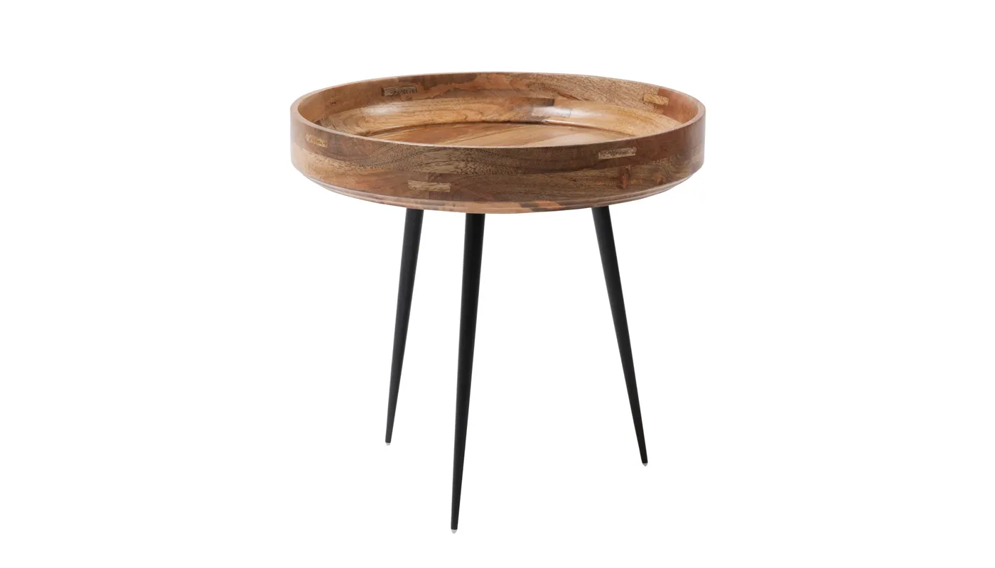Mater Bowl Small Occasional Table Natural Mango Wood