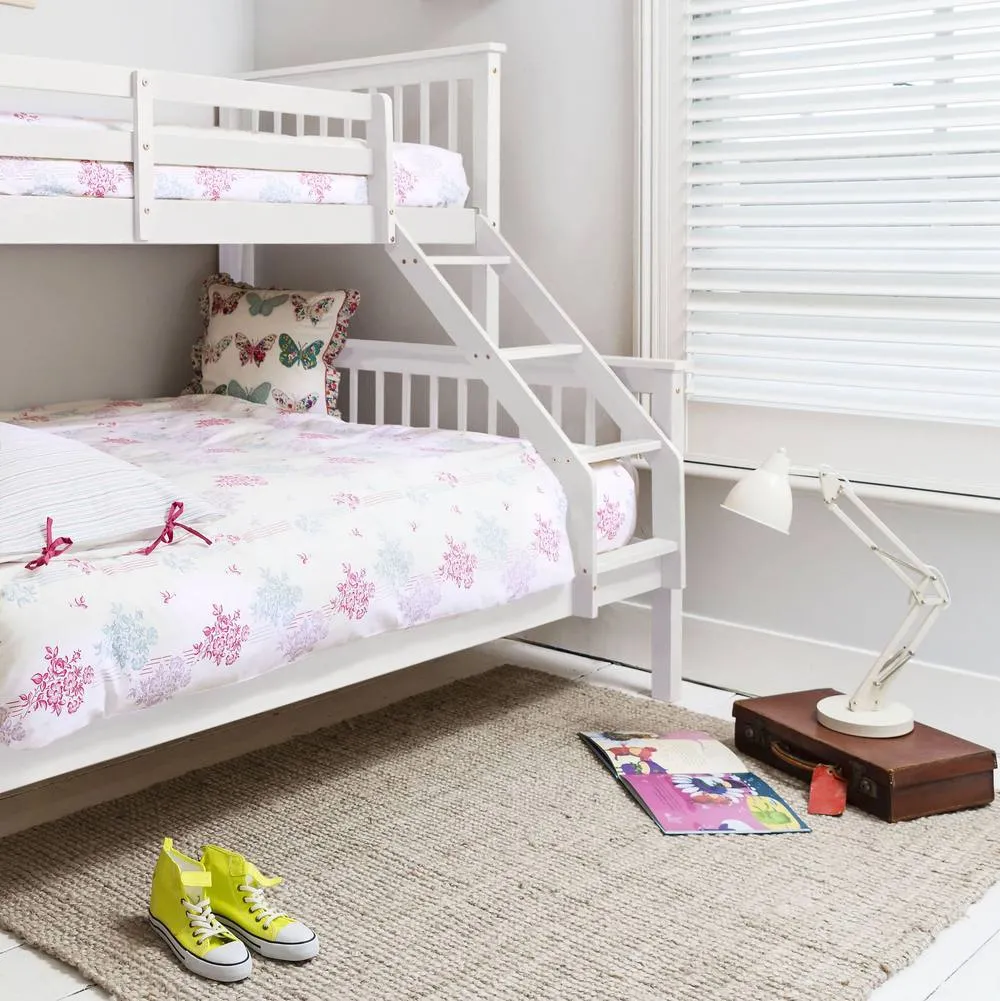 Nöa and Nani Hanna Triple Bunk Bed with Single and Double Bed in White 5