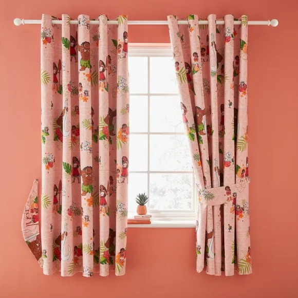 Disney Moana Blackout Eyelet Curtains 2