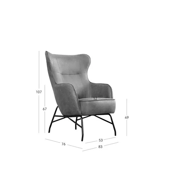 Mason Faux Leather Occasional Armchair 2