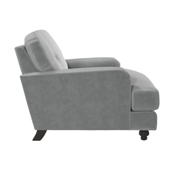 Martha Vintage Velvet Snuggle Chair 5
