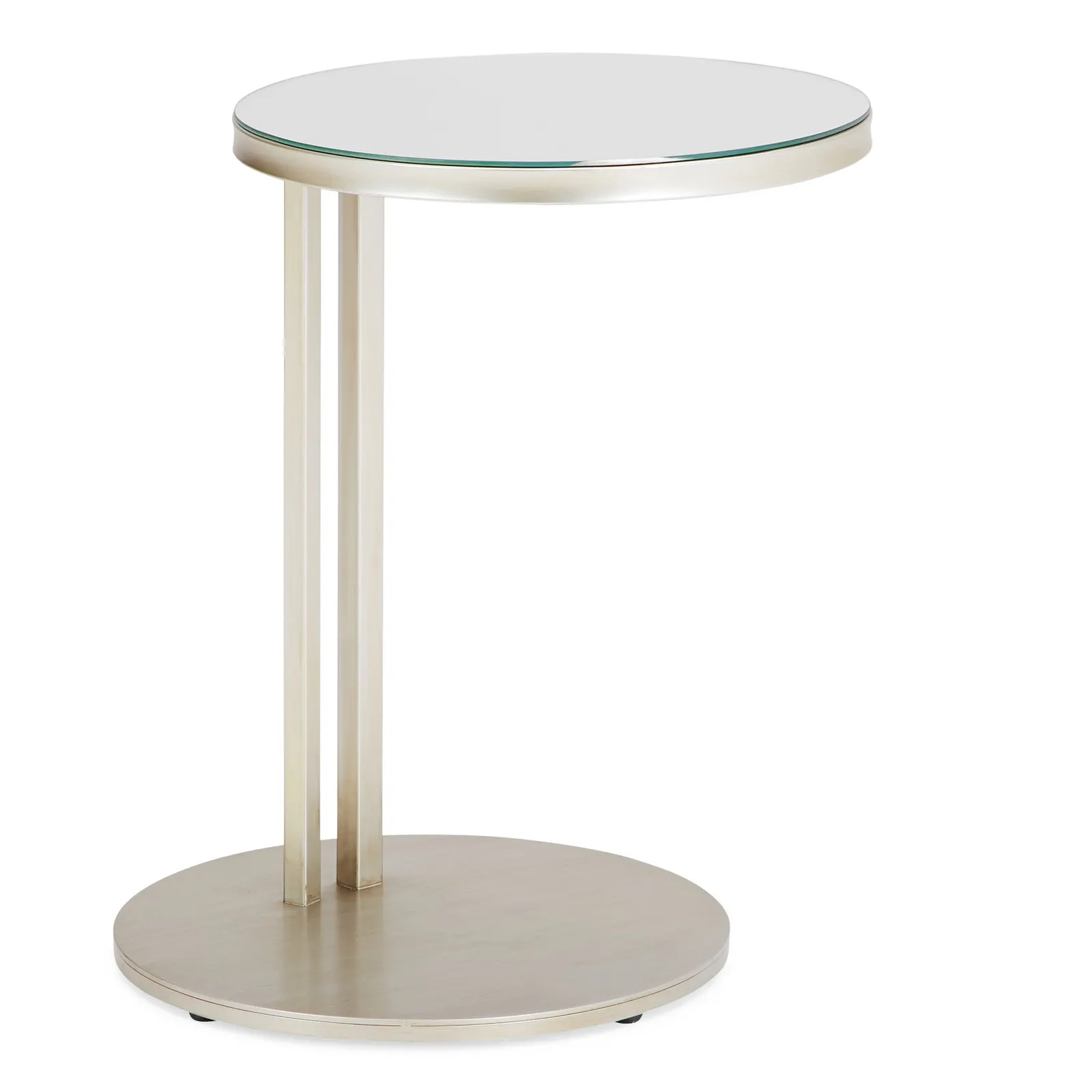 Mara Round Side Table Silver