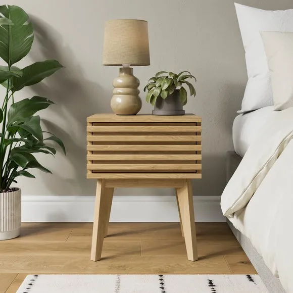 Set of 2 Helms 1 Drawer Bedside Tables