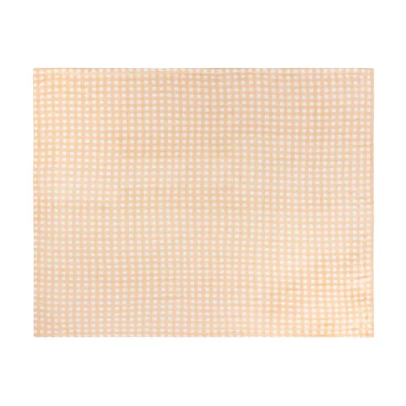 Furn. Gingham Fleece Throw Blanket 130cm x 150cm 3
