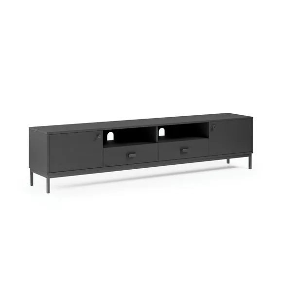 Fulton Pine Extra Wide TV Unit for TVs up to 80" 2