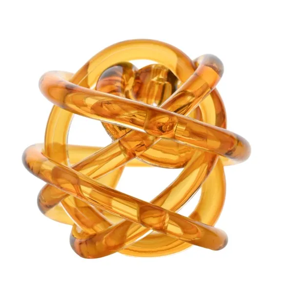 Hestia Knotted Glass Ornament 2