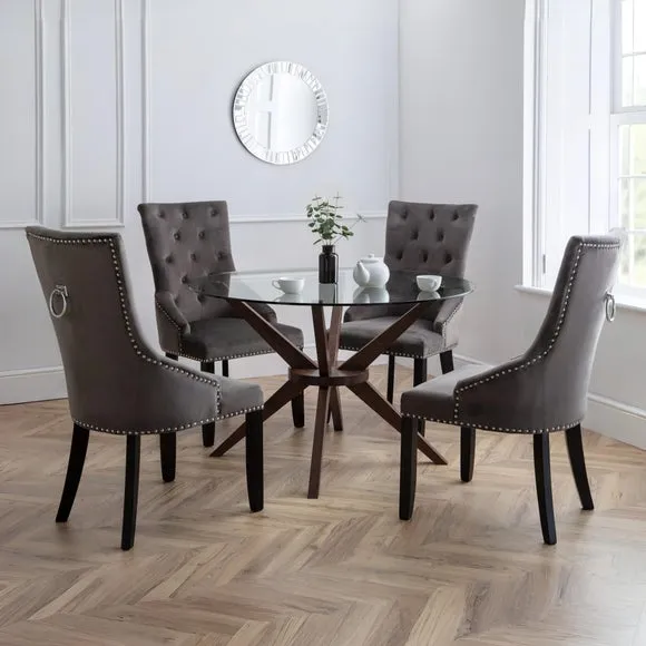 Veneto Set Of 2 Knockerback Dining Chairs 5