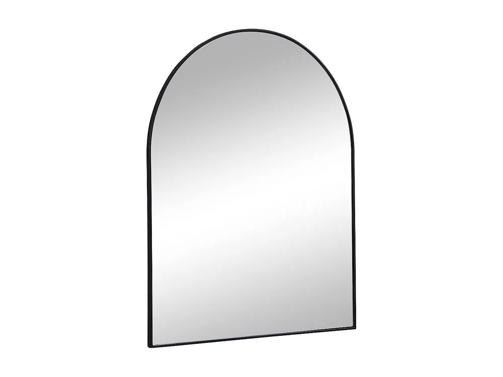 Vente-unique Arched Metal Mirror - L65 X H80 Cm - Black - MAILEN 4