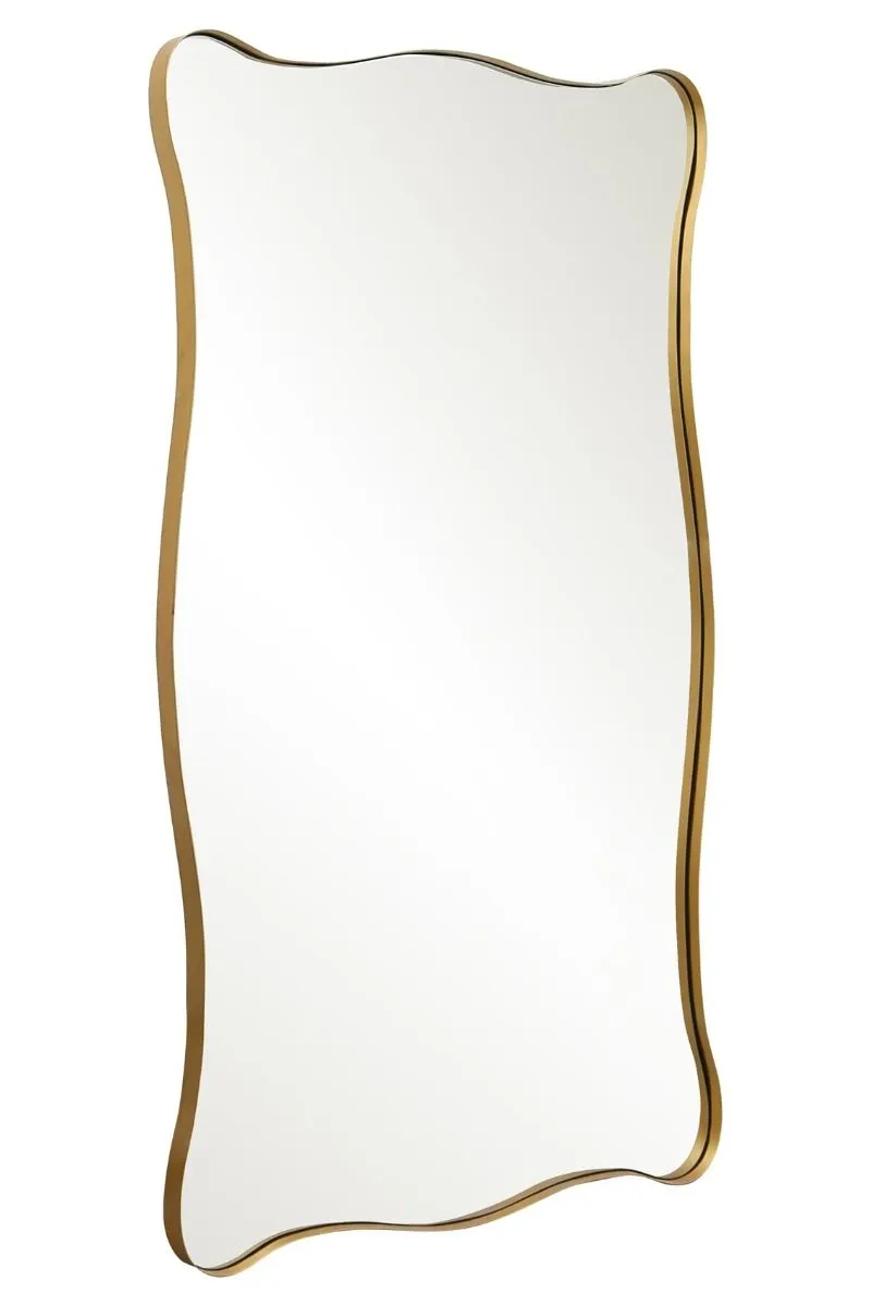 MirrorOutlet New Gold Metal Rectangular Wall Mirror 71" X 39" (180CM X 100CM) 6