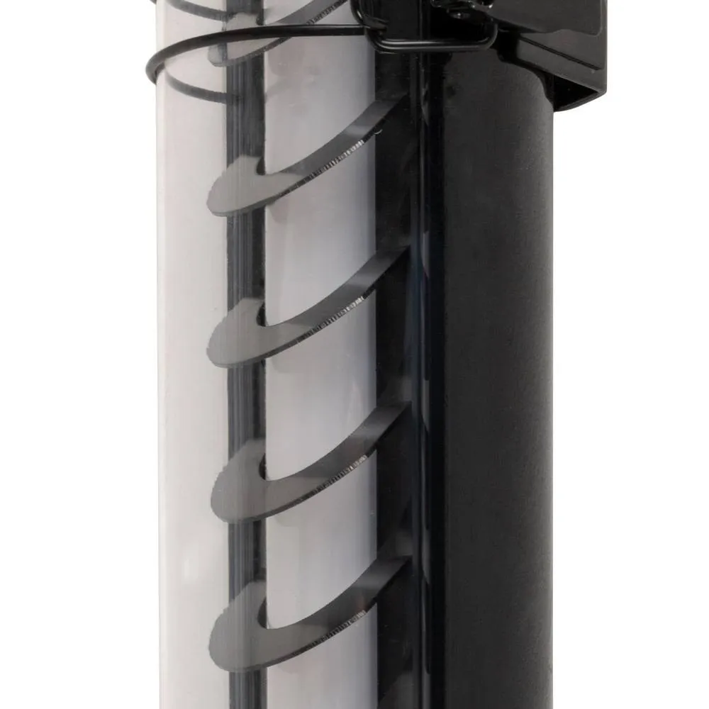 Netlighting Scuba 60cm Outdoor Flush Wall Lamp Black 2700K IP65 5