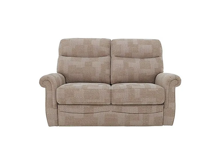 Avon 2 Seater Fabric Sofa - No Recliner - Faro Sand