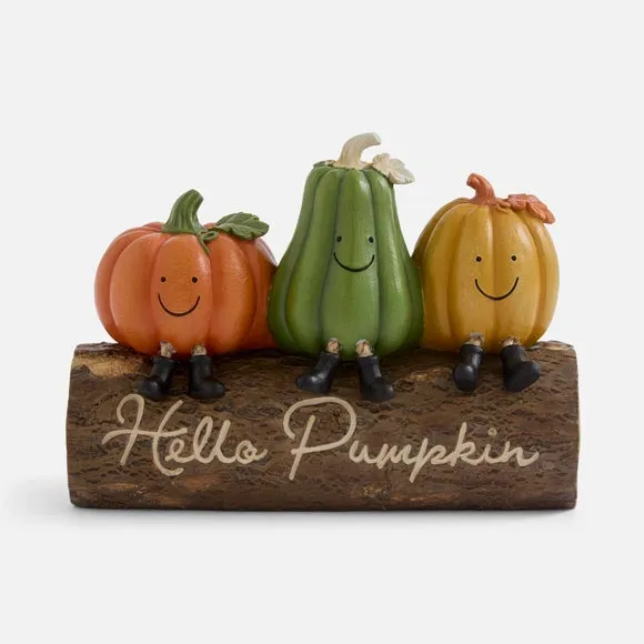 Hello Pumpkin Resin Ornament 3