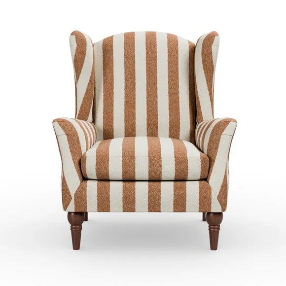 Charnwood Striped Boucle Occasional Armchair 6
