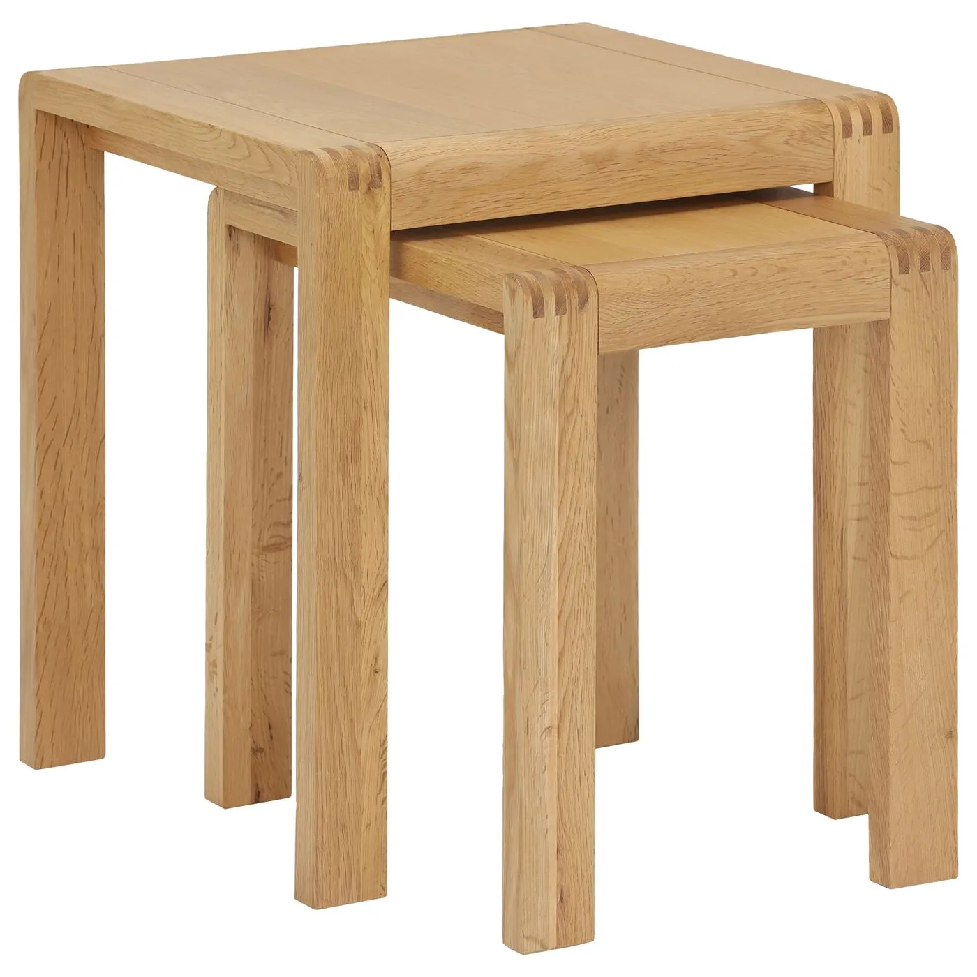 Ercol Bosco Nest Of Tables, Neutral Oak | Barker & Stonehouse 2
