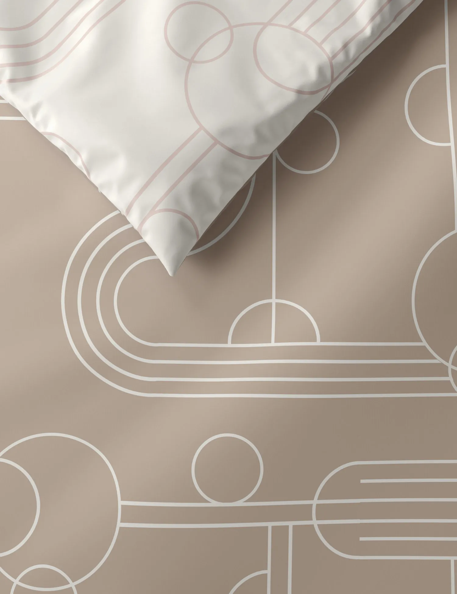 M&S Cotton Mix Geometric Bedding Set