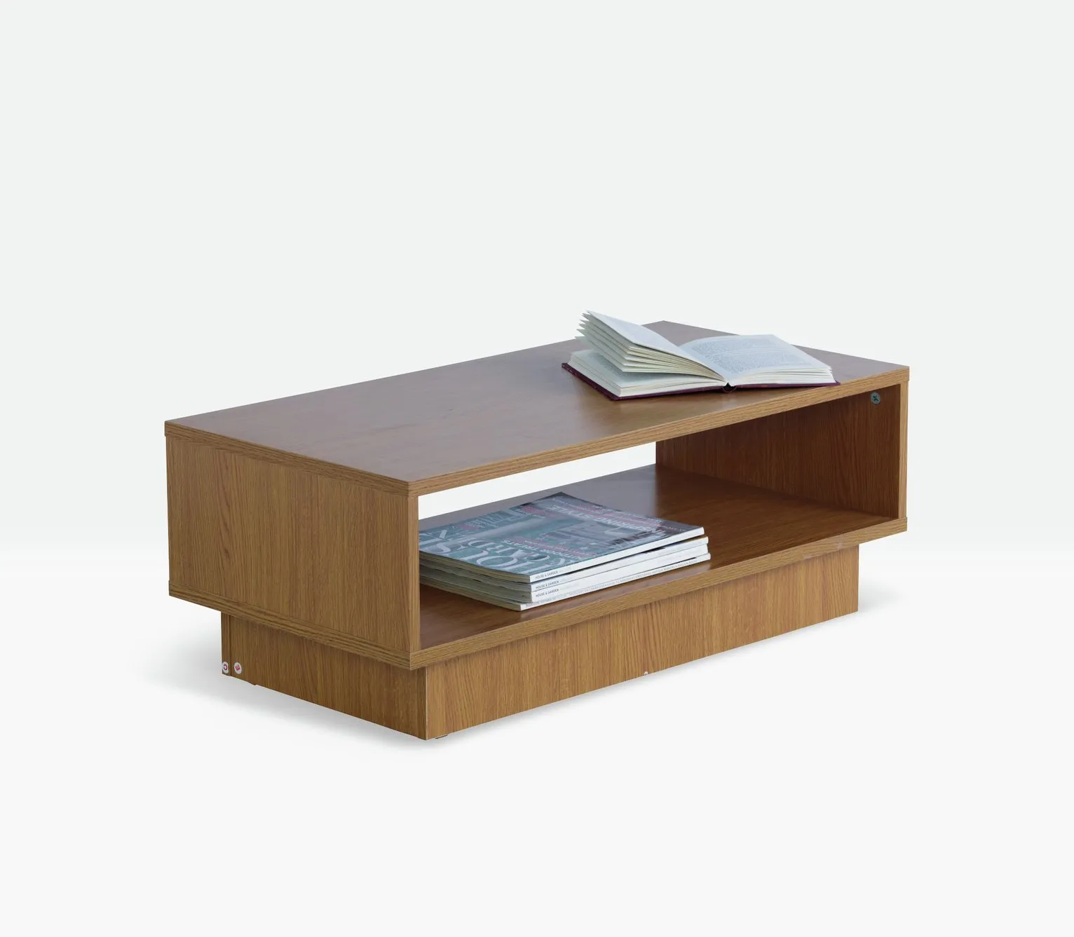 Habitat Cubes 1 Shelf Coffee Table - Oak Effect