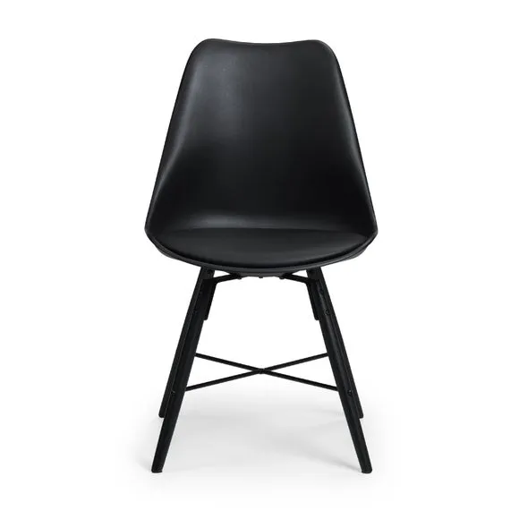 Kari Set of 2 Dining Chairs, Faux Leather 3