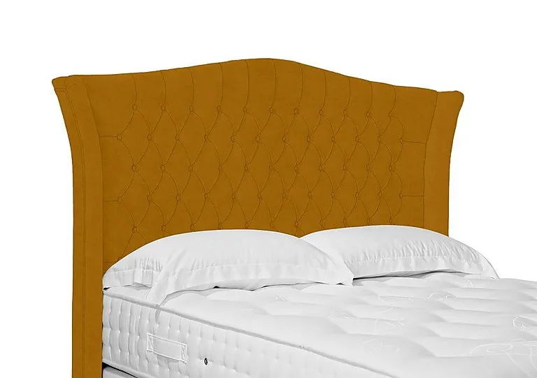 Artisan Collection Haven High Floor Standing Headboard - Double - Plush Corn