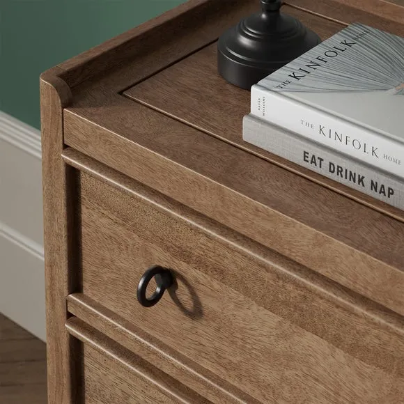 Portland 3 Drawer Chest, Mango Wood 5