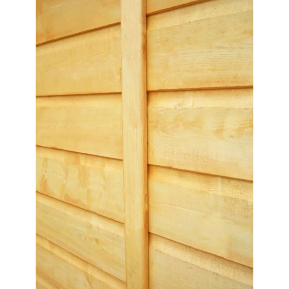 Shires Shiplap 4 x 2 Feet Dip Treated Garden Storage in Light Brown 4