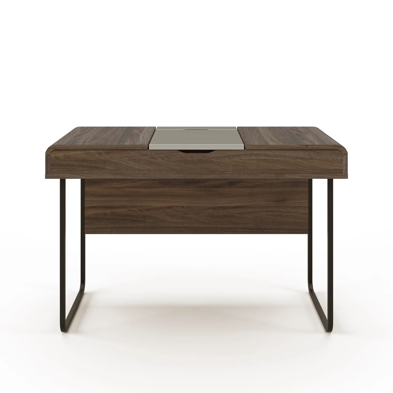 Dorset Desk with Sliding Desktop Brown