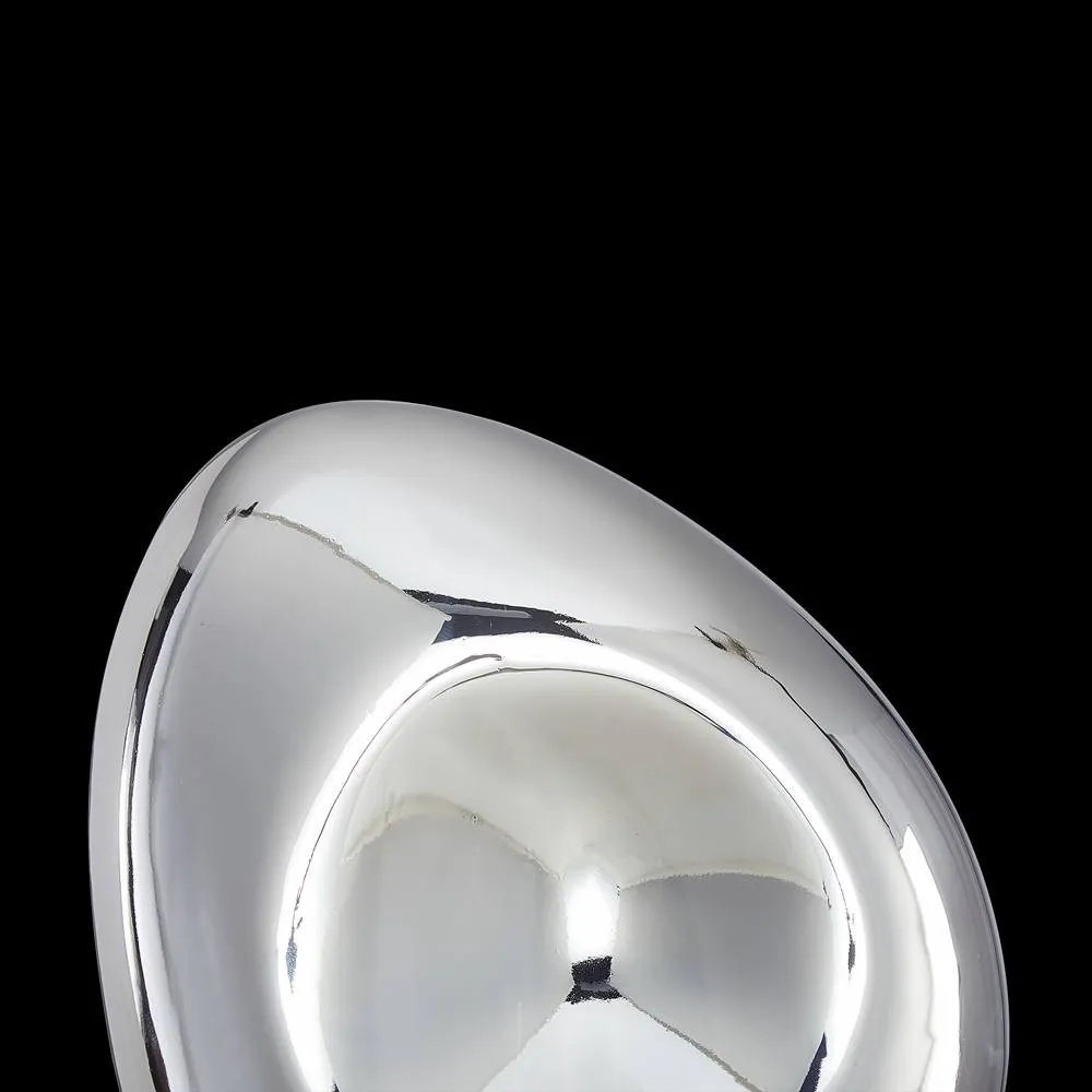 Netlighting Mabell Modern Wall Lamp Chrome Glass Shade in Grey 3