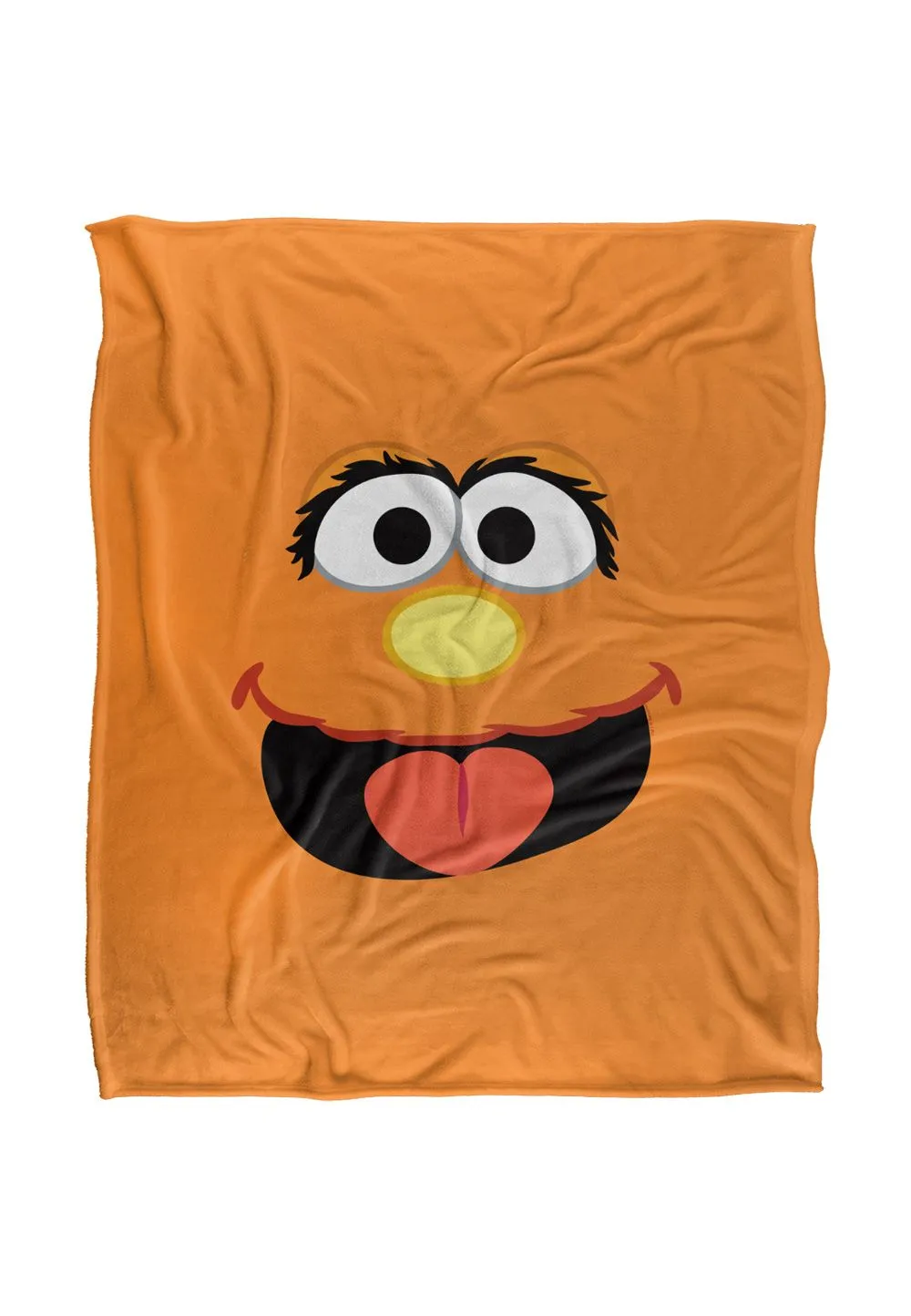 Sesame Street Murray Face Silky Touch Super Soft Throw Blanket 152 X 127 cm in White