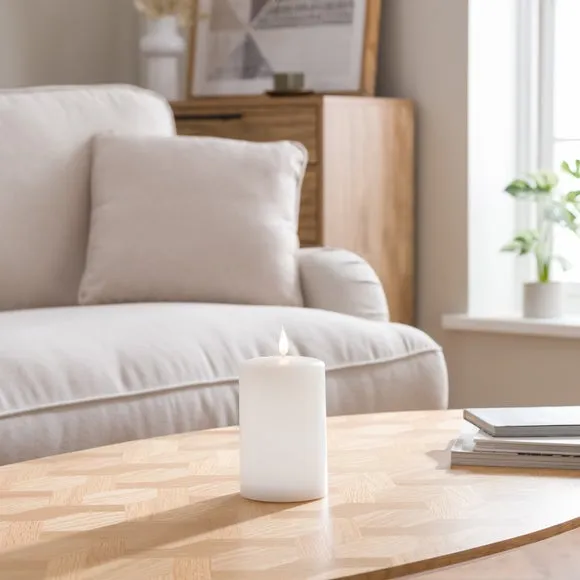 Soft Glow LED Pillar Candle