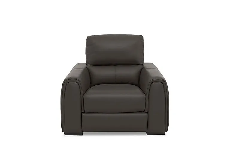 Flex Leather Armchair - Dark Chocolate