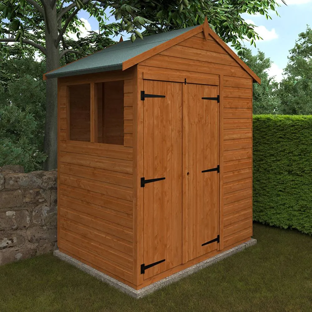 Buttercup Farm 4x6 Flex Apex Double Door 12mm Flex - L123.8 x W175 x H213.5 cm in Burnt Orange 2