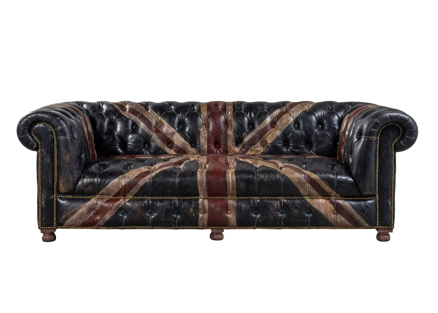 Timothy Oulton Westminster Button 3 Seater Sofa
