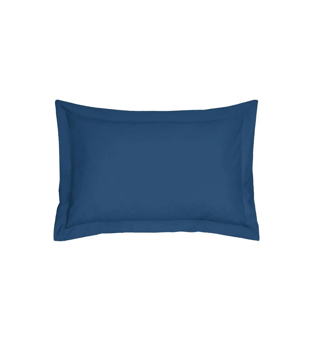 Smart Living Polycotton Oxford Pillowcase Pair Pack 48cm x 74cm in Blue 2