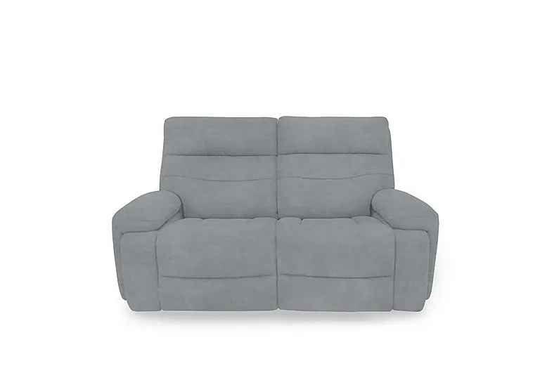Cinemax Fabric 2 Seater Media Arm Power Recliner Sofa with Power Headrests