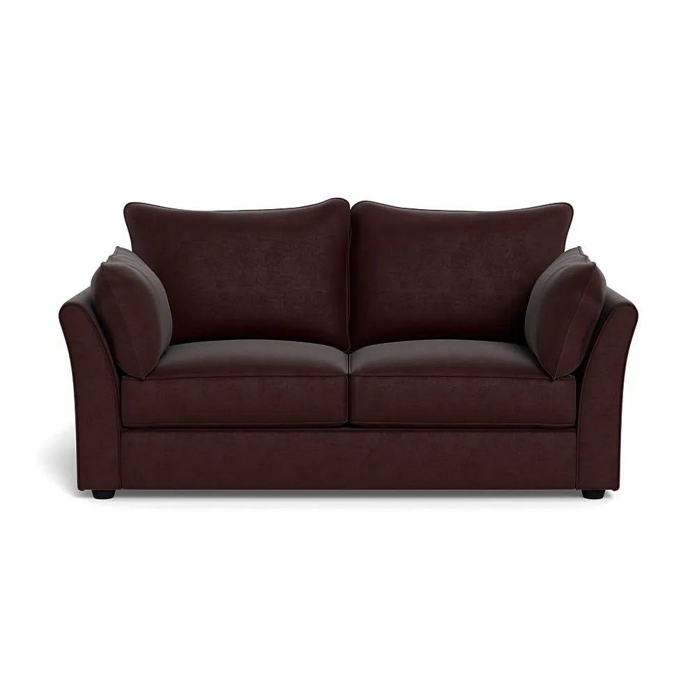 Heal's Tailor 3 Seater Sofa Smart Luxe Velvet Acorn Black Beech Feet 1