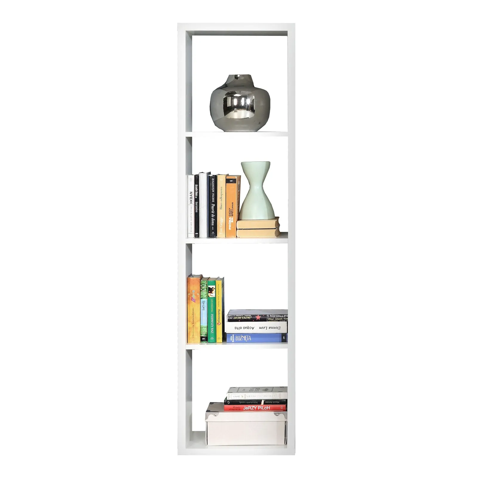 Furniture To Go Mauro 3 Shelves Storage Unit in in White 6