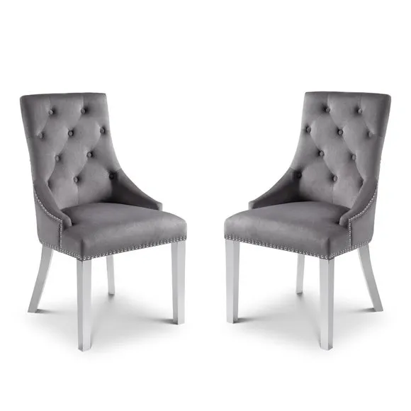 Gladstone Set Of 2 Lion Head Dining Chairs 2