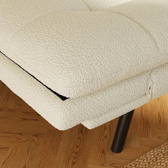 Harrison Quilted Sherpa Clic Clac Sofa Bed 5