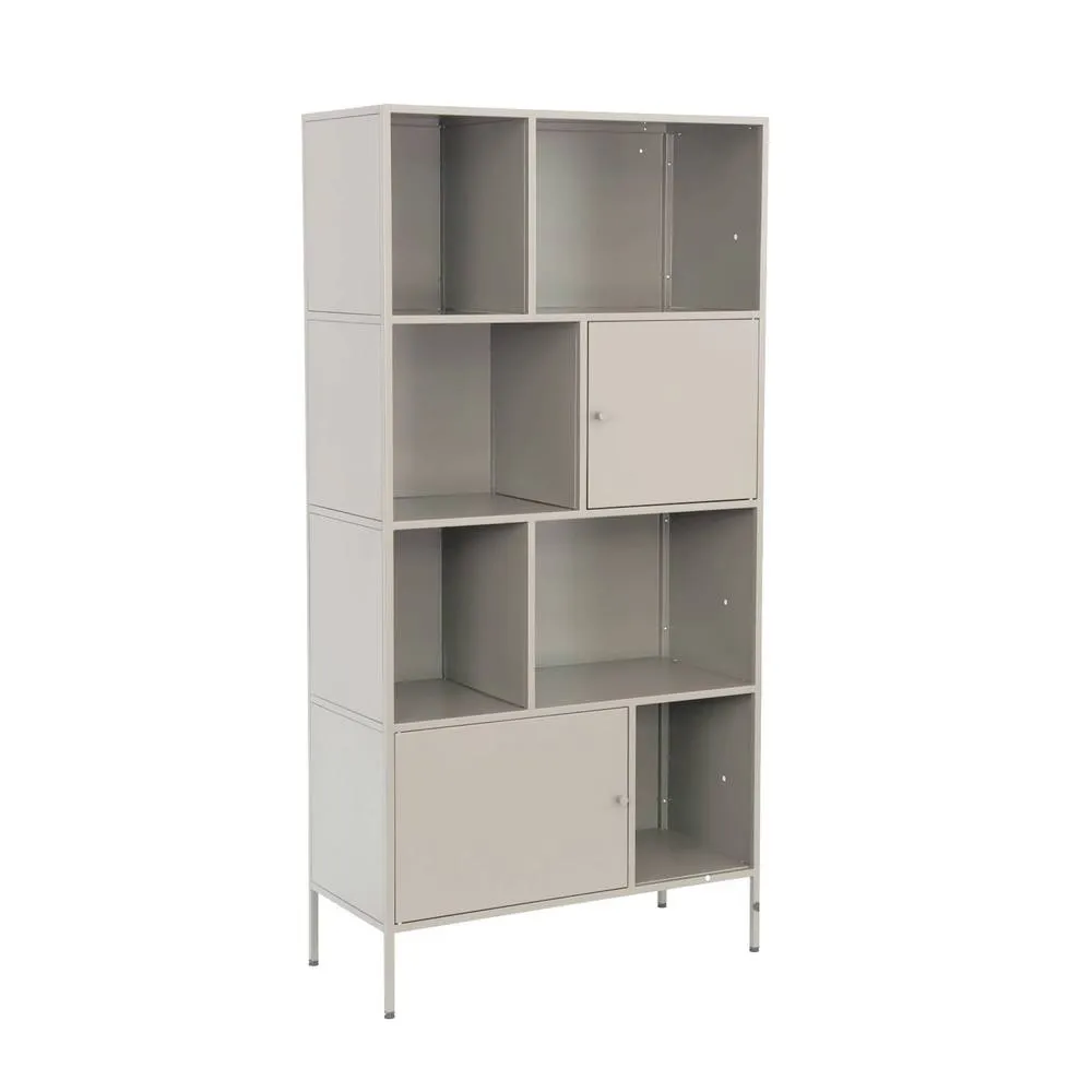 sweeek Buffet, industrial metal storage unit with 8 compartments in Cream 2