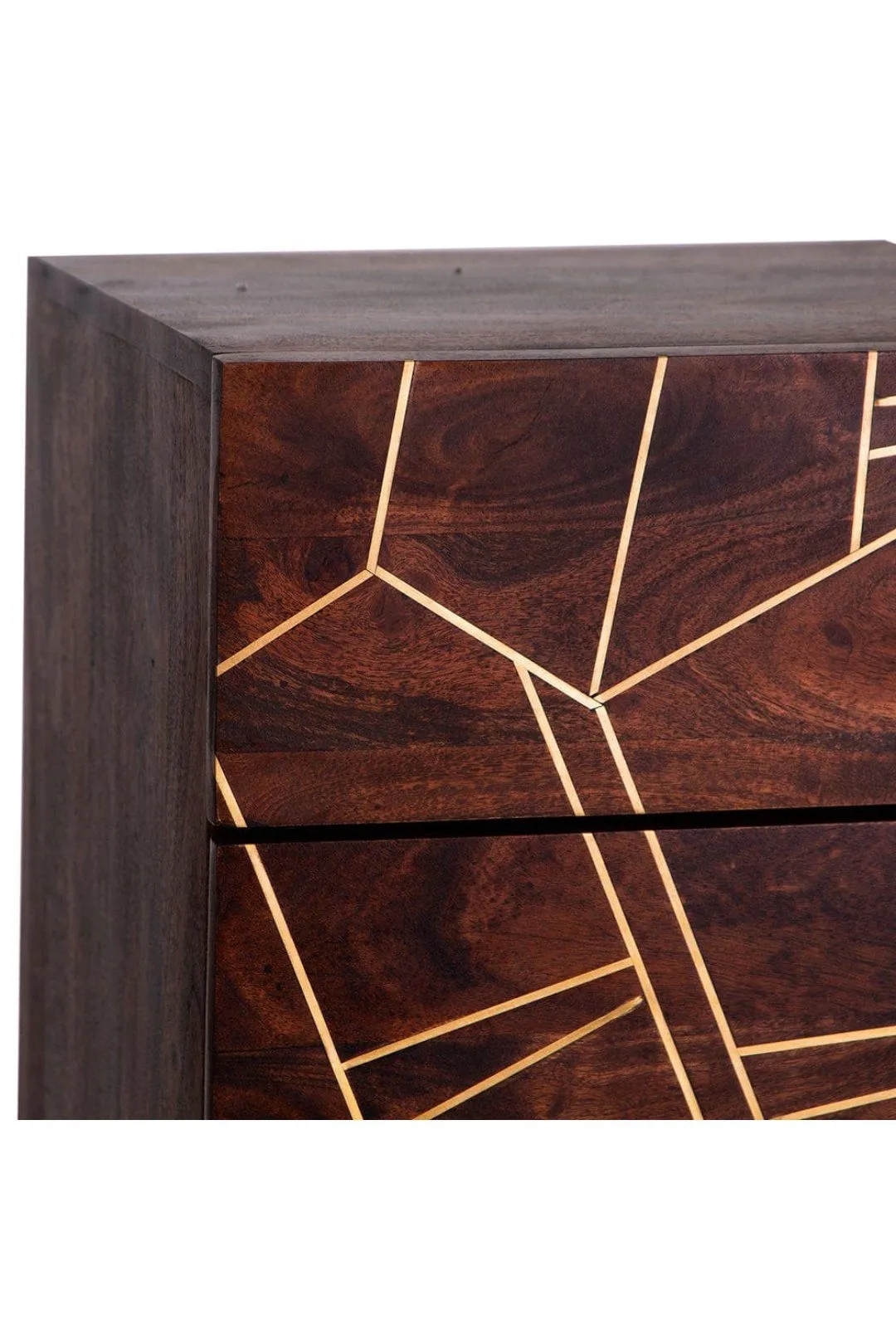 IH Design Tall Chest of drawers Deiondre Dark Mango in Brown 5