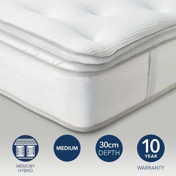 Fogarty 800 Pocket Memory Foam Pillow Top Hybrid Mattress