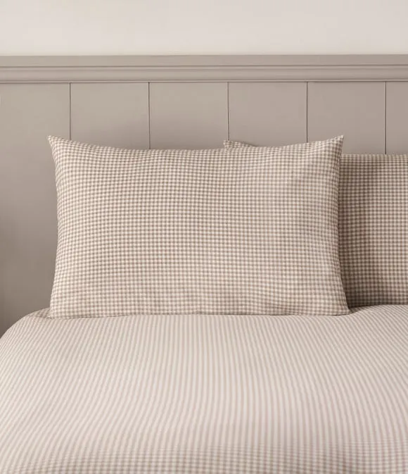 Sydney Gingham Polycotton Duvet Cover & Pillowcase Set 3
