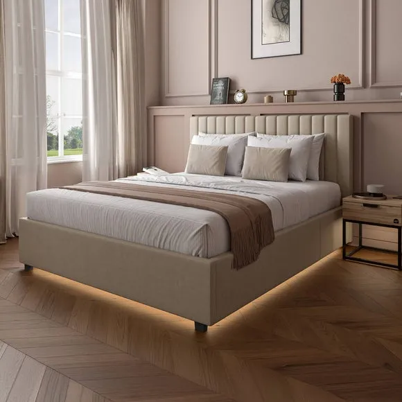 XR Living Maisie LED Ottoman Bed Frame