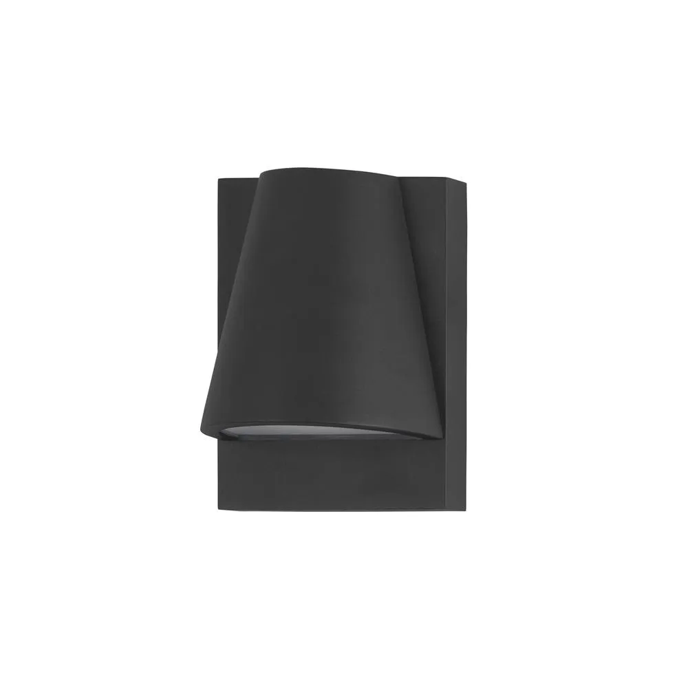 Netlighting Kala Outdoor Down Wall Lamp Urban grey Semitransparent IP44