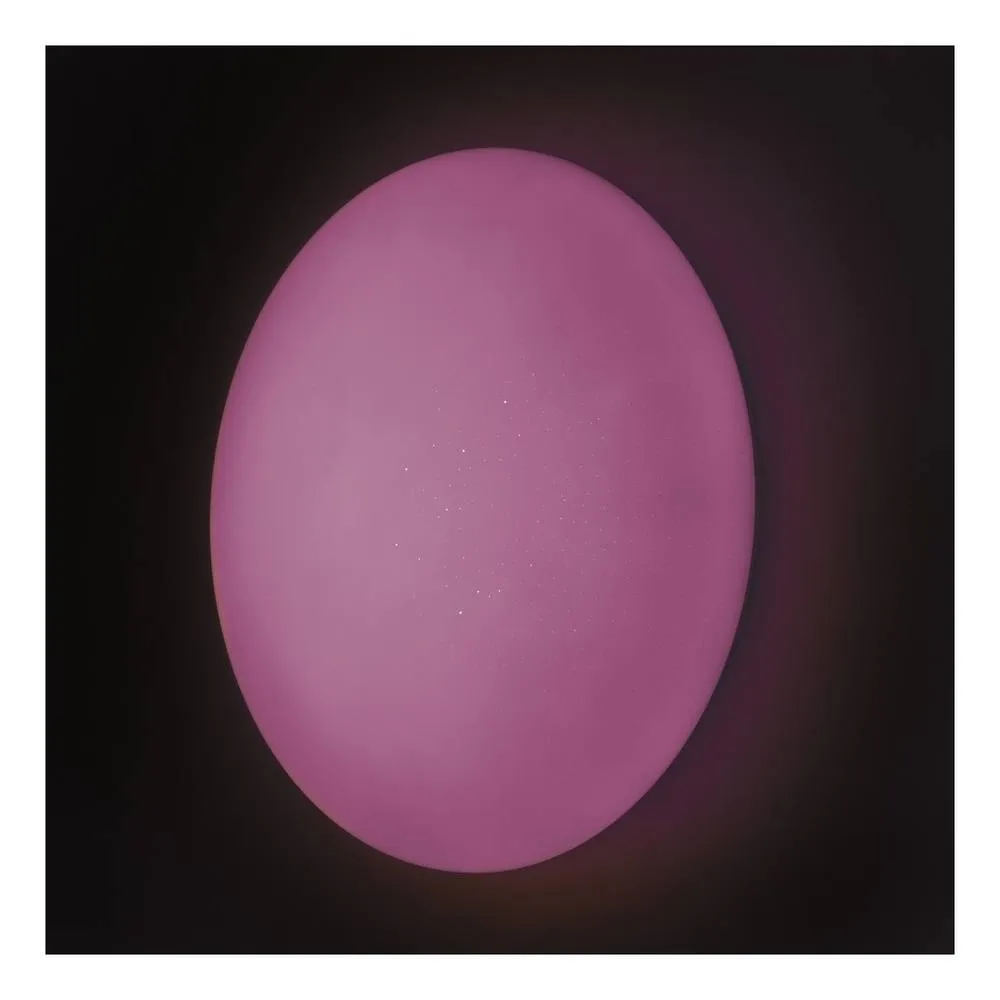Netlighting MOON Plaster Wall Light White IP44 2000lm LED Remote RGBW 38.5x10cm 3