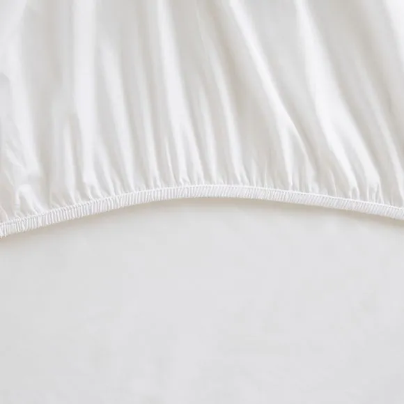 Soft Cotton Plain Fitted Sheet 2