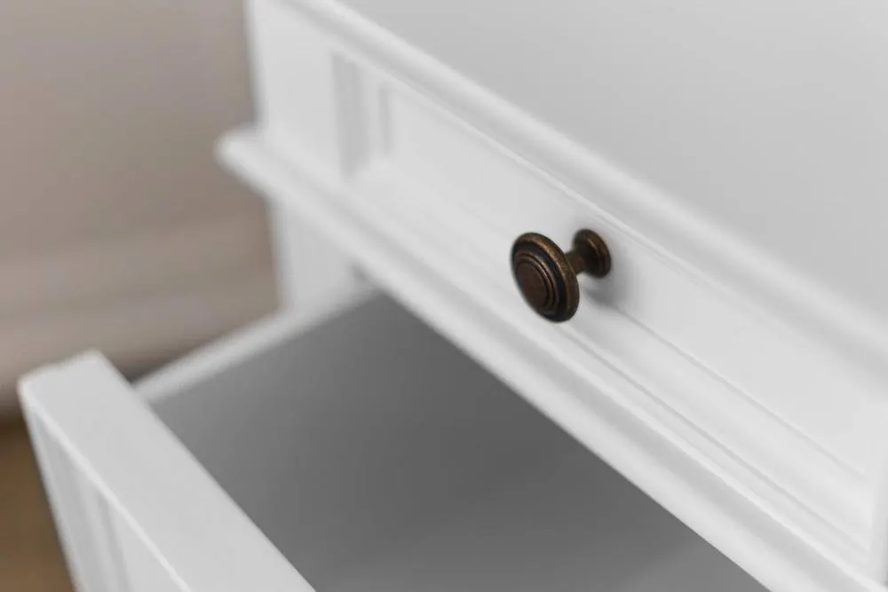 Statement Furniture Gainsborough White Dressing Table with 7 Drawers 6